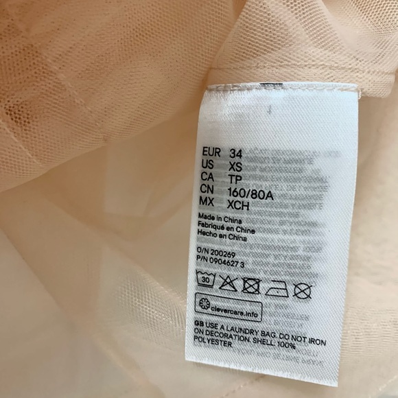 Simone Rocha Puff-sleeved Tulle Blouse - Picture 5 of 5